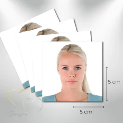 Fotos para Visa 5x5 cm o 2x2 pulg