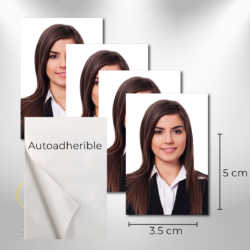 Fotos Tamaño Credencial con Autoadherible