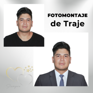 Fotomontaje de Traje