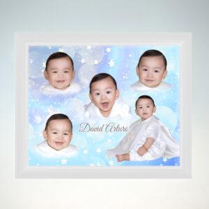 Sesión Fotográfica de Caritas con Enmarcado