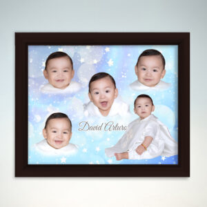 Sesión Fotográfica de Caritas con Enmarcado