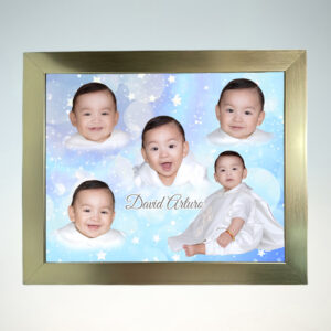 Sesión Fotográfica de Caritas con Enmarcado