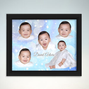 Sesión Fotográfica de Caritas con Enmarcado