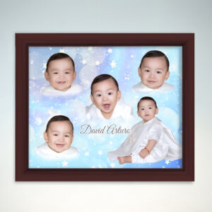 Sesión Fotográfica de Caritas con Enmarcado