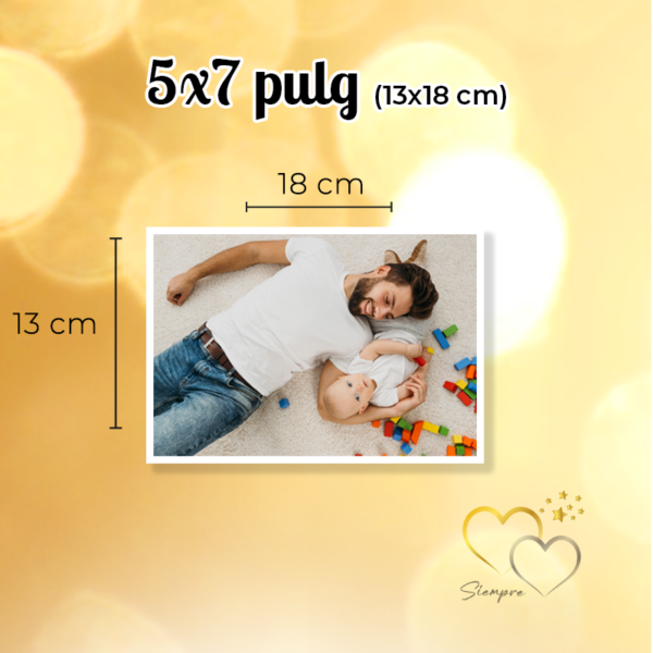 Impresión de Fotografías 5x7 (13x18 cm)
