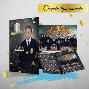 Carpeta Tipo Anuario de Foto Escolar