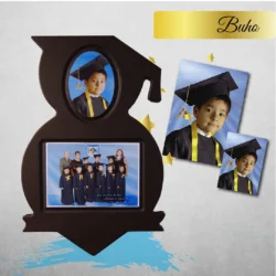 Cuadro Búho de Graduación Escolar – Foto individual y grupal